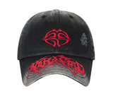 WASHED METAL LOGO BALL CAP