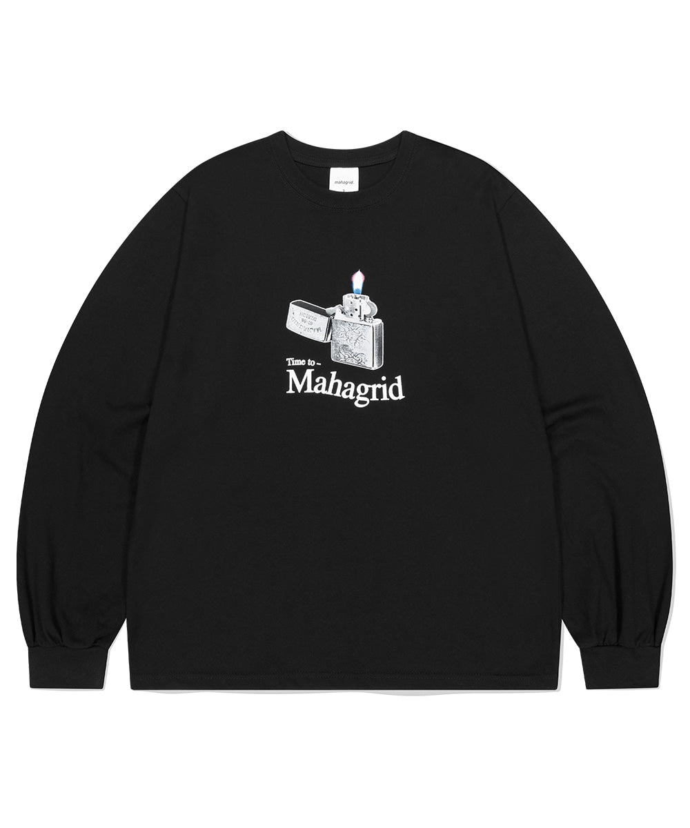 【mahagrid】24FW★ IT'S TIME TO LS TEE mahagrid(マハグリッド) - イッツタイムトゥロングスリーブT