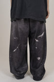 Fake Denim Printing Pants