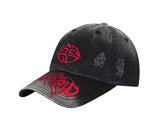 WASHED METAL LOGO BALL CAP