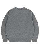 BASIC LOGO NEP KNIT SWEATER