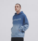BASIC LOGO OMBRE KNIT HOODIE