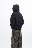 Vesper Grunge Hooded Zip-Up