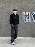 Compact trucker jacket
