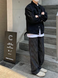 Compact trucker jacket