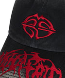 WASHED METAL LOGO BALL CAP