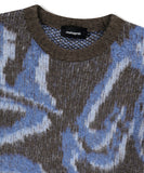 DESTROYED ECLIPSE HAIRY KNIT SWEATER