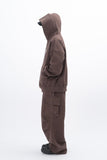 Medi W Boucle Embroidery Heavy Set-Up Hood