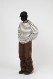 Della Triple Line Corduroy Parachute Pants