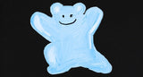 Small Blue Painting Bear Smile Short Sleeve Tee