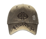 WASHED METAL LOGO BALL CAP