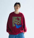 [AG] Mt. Cracked Sketch Sweat Shirt