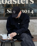 Compact trucker jacket