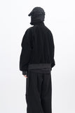 Haider Glossy Leather Track Jacket