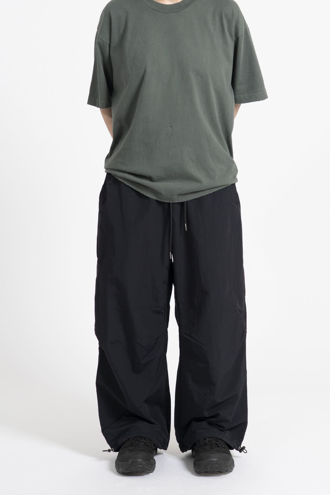 【oan】Hide Mesh Nylon Track Pants oan (オアン) - ハイドメッシュナイロントラックパンツ / Hide