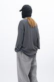 Luo Pigment Henley Neck Long Sleeve T-Shirt