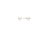 H edition Silver (W) White Pearl Earrings 6mm