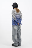 Petry Gradient Crop Long Sleeve T-Shirt