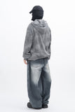Voda Water Printing Zip-up
