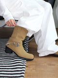 [Cowhide] DOUBLE STRAP BELT BOOTS