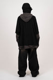 Diela Layered Hood Long Sleeve T-Shirt