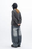 Moriah Henley Neck Dyeing Long Sleeve T-Shirt