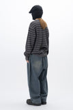 Onic pintuck balloon wide denim