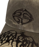 WASHED METAL LOGO BALL CAP