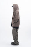 Ard Two Way Pigment Hooded Zip-Up