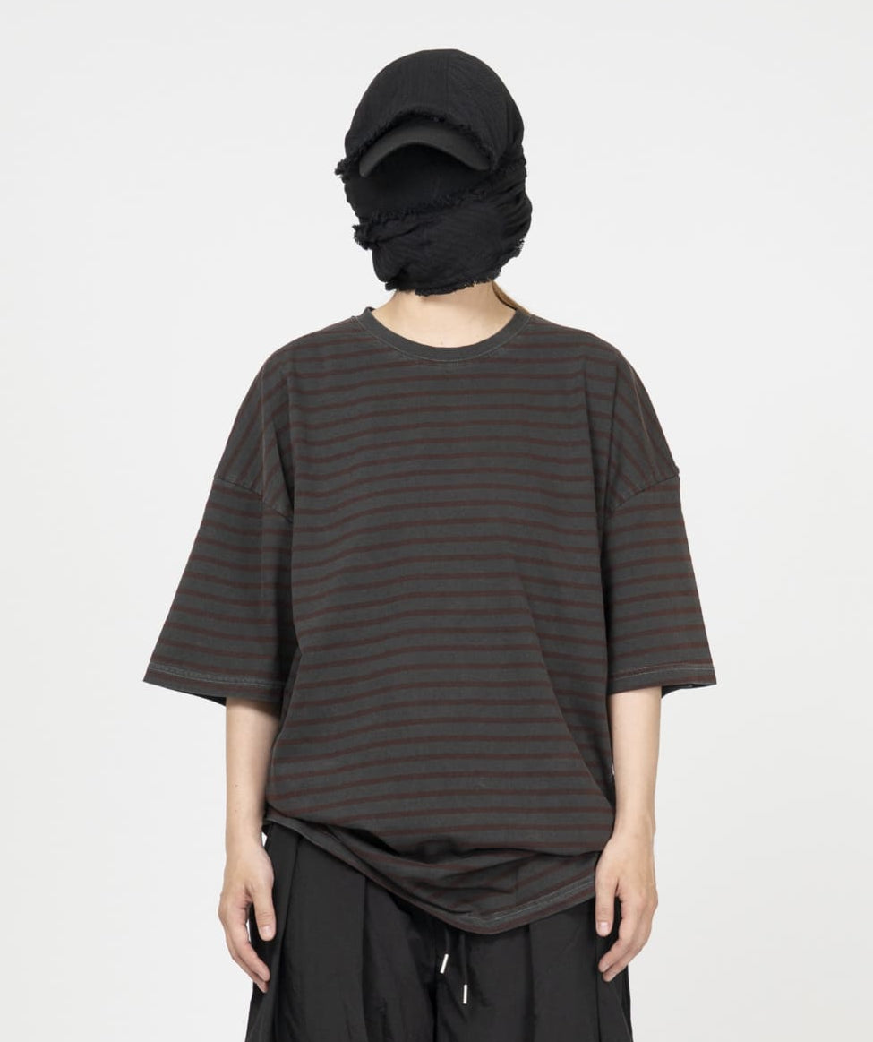 【oan】Arounder Pigment Short Sleeve T-shirt oan】Arounder Pigment Short Sleeve T-shirt Pigment-Dyed