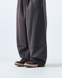 Double Knee Wide Sweat Pants