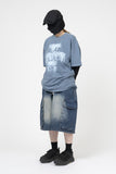 Aps Pigment Dying Short Sleeve T-Shirt
