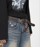 Perico Western Weaving Leather Belt