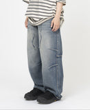 Snap Catbrush Wide Banding Denim