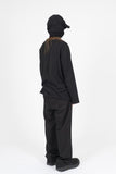 Basic Cotton Two Tuck Wide Pants