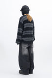 Kera Hairy Stripe Knit
