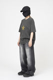 Nex Side Snap Wide Denim