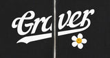 Big Baseball Logo Flower Hood Zip-up