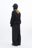 Meiji semi-crop long-sleeved T-shirt