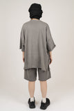Plain Pigment Setup Short Sleeve T-Shirt