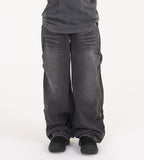 Levan pinch wide denim