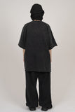 Snow Vintage Washing Short Sleeve T-Shirt