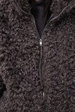 Kaya High-Neck Shearling Jacket