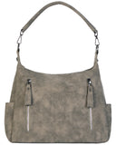 Med Suede Shoulder Bag