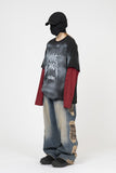 Caron Dirty Layered Long Sleeve T-Shirt