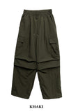 Nylon Cozy Cargo Pants