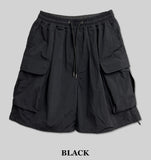 Nylon Cargo Bermuda Pants