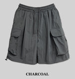 Nylon Cargo Bermuda Pants