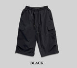 Nylon Cozy Cargo Bermuda Pants