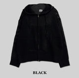 Mash Hood Knit Zip-Up